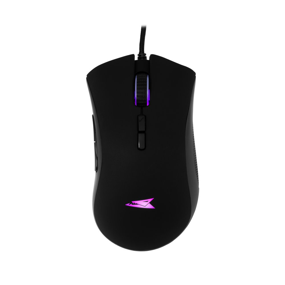 Baracuda LOBSTER RGB | Bekabelde Gaming Muis | USB-A | 6400 DPI | Zwart - Matmuis - Matmuis